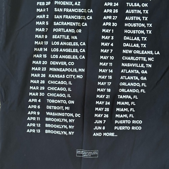 Bad Bunny Most Wanted tour Merch 2024 - Picture 5 of 5